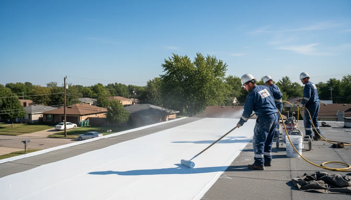 Commercial roof coating in Reidsville, GA near me